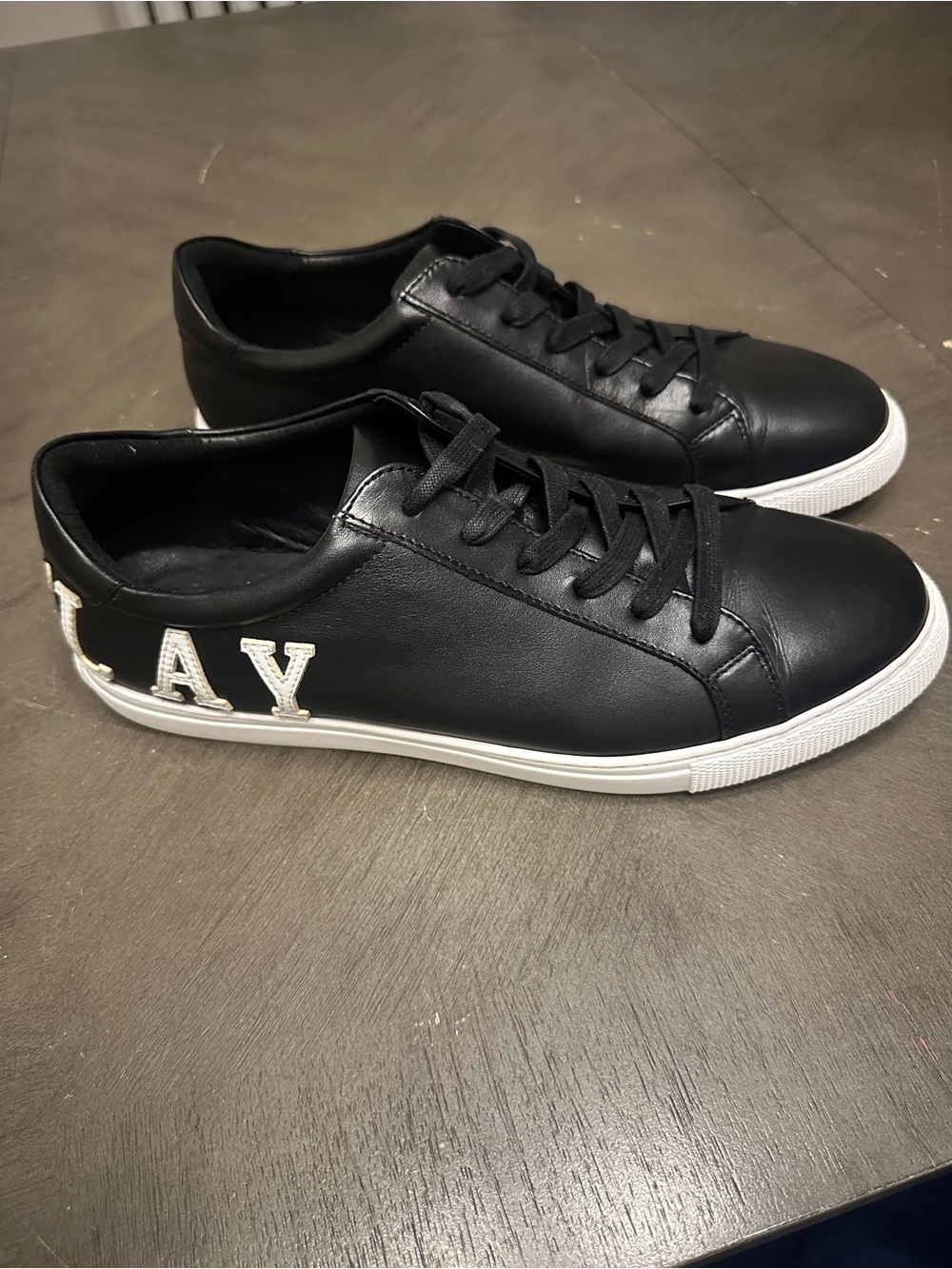 Replay Black Low-Top Sneakers with White Sole